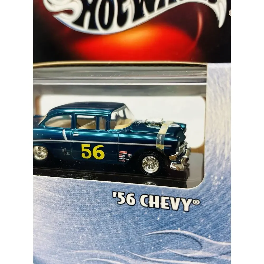 Hot Wheels '56 Chevy Teal Metallic Black Box Metal Collection Sealed